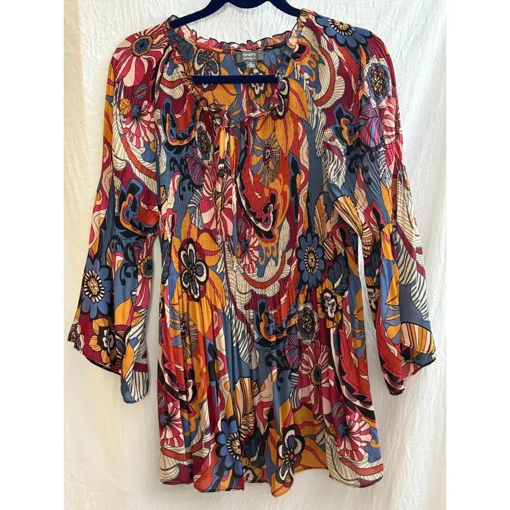 SOLD NOT AVAIL Ninety Clothing Co like new blouse XL - Picture 2 of 8